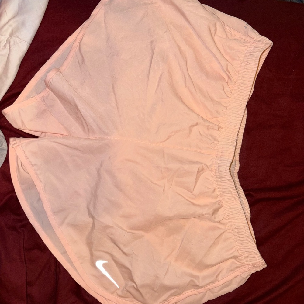 Nike Peach Dri-Fit Running Shorts